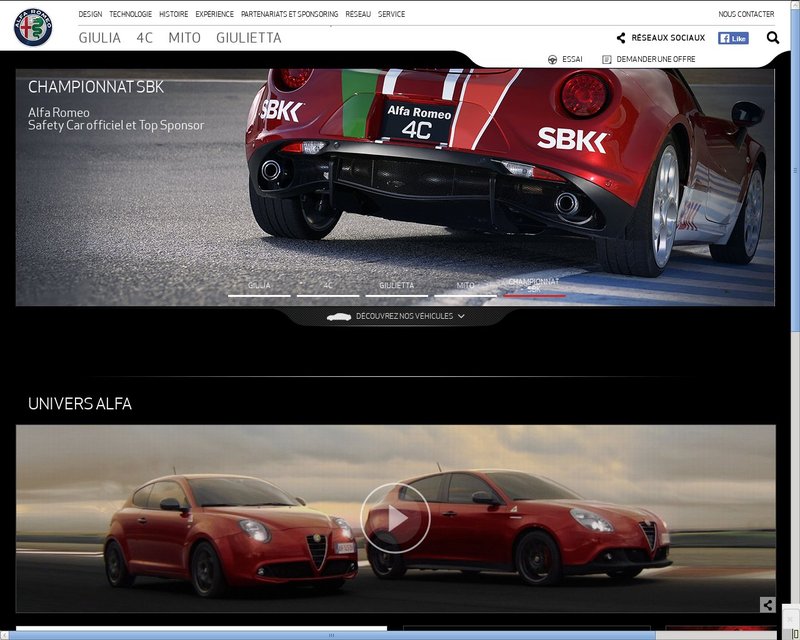 أنقر لزيارة موقع alfaromeo.co.ma