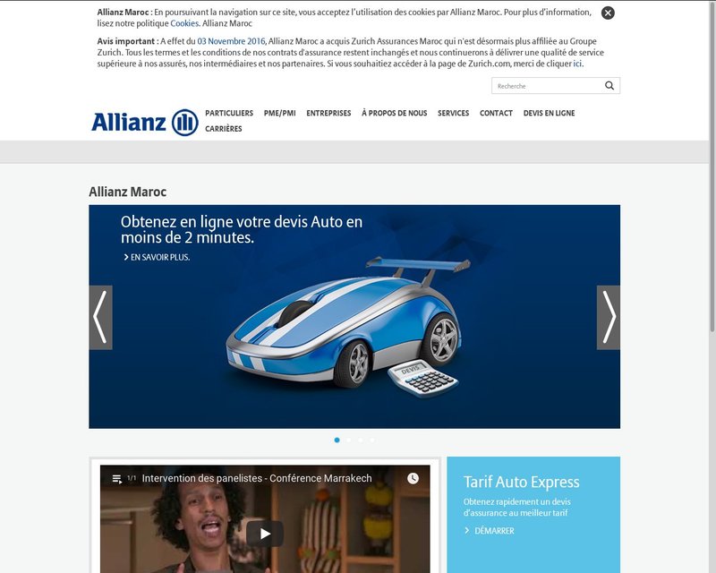 أنقر لزيارة موقع allianz.co.ma