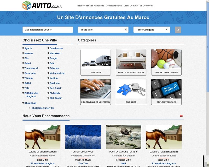 أنقر لزيارة موقع avito.co.ma