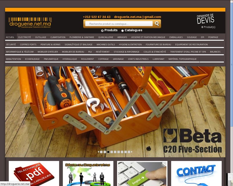 أنقر لزيارة موقع droguerie.net.ma