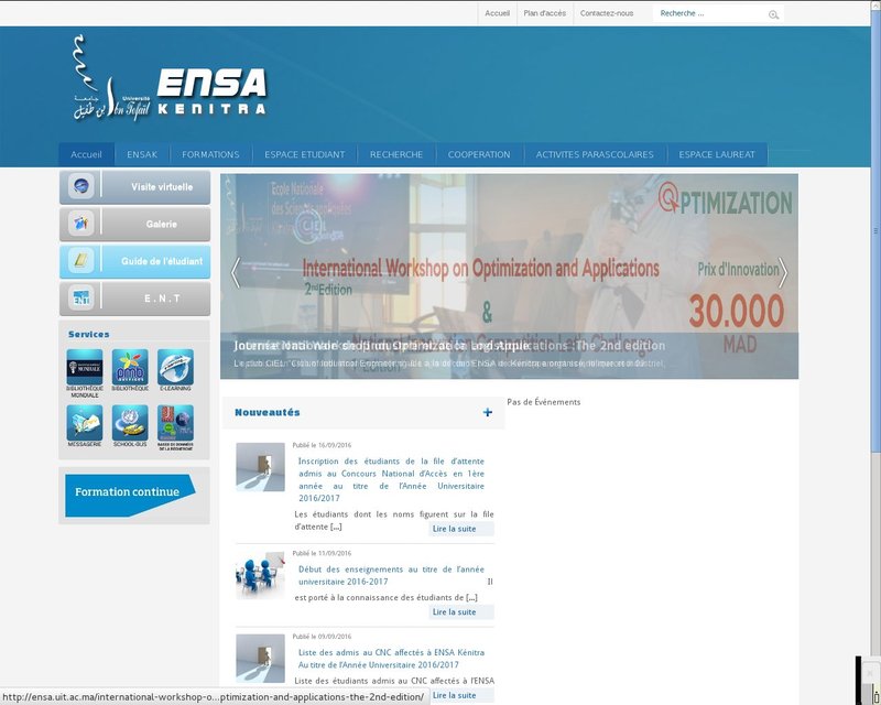 أنقر لزيارة موقع ensa.uit.ac.ma