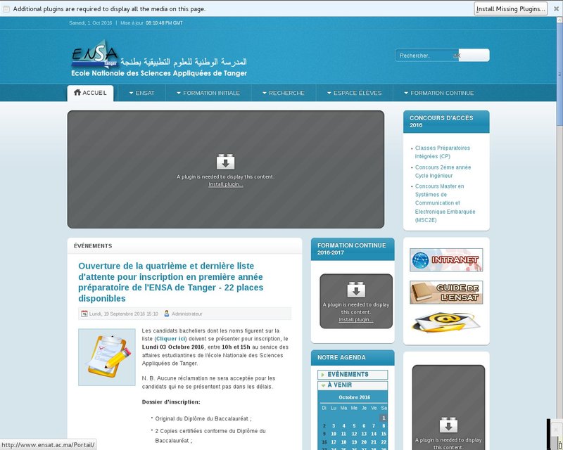 أنقر لزيارة موقع ensat.ac.ma