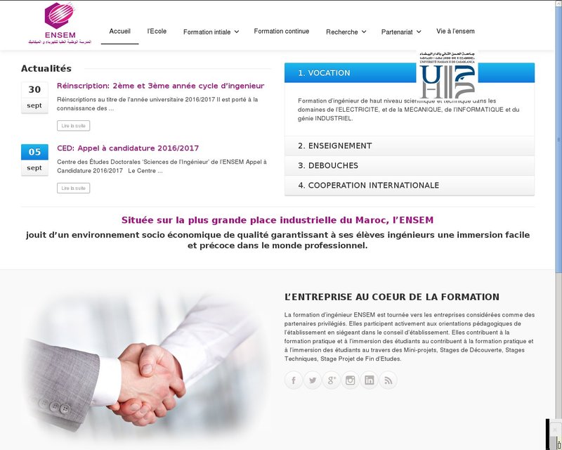أنقر لزيارة موقع ensem.ac.ma