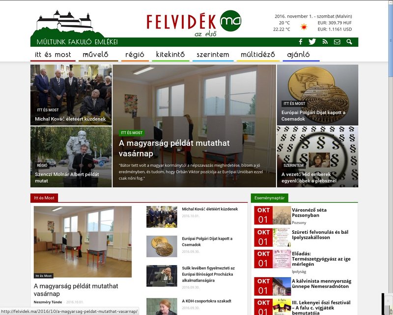 أنقر لزيارة موقع felvidek.ma