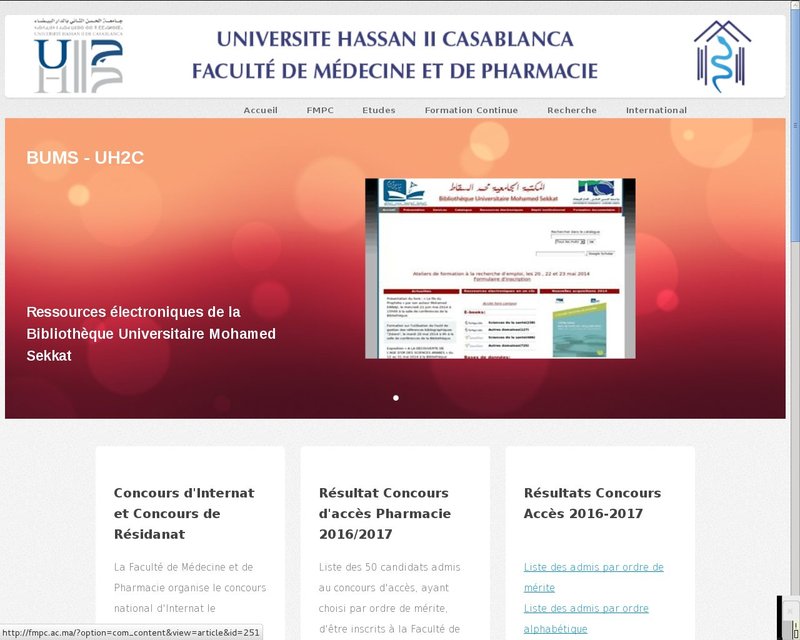 أنقر لزيارة موقع fmpc.ac.ma