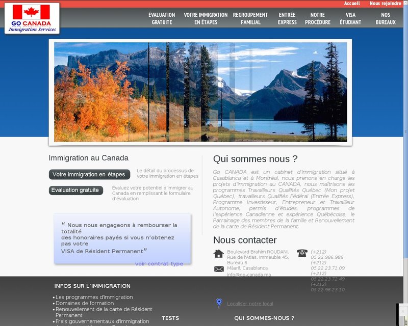 أنقر لزيارة موقع go-canada.ma