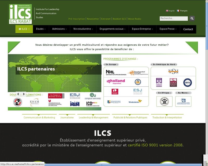 أنقر لزيارة موقع ilcs.ac.ma