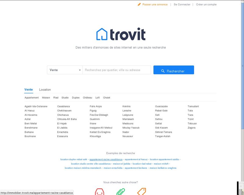 أنقر لزيارة موقع immobilier.trovit.co.ma