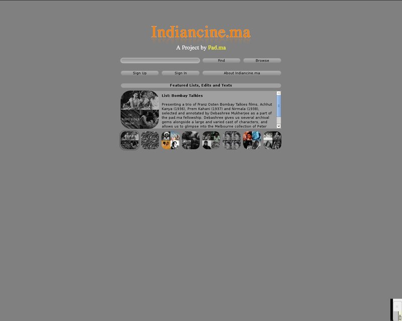 أنقر لزيارة موقع indiancine.ma