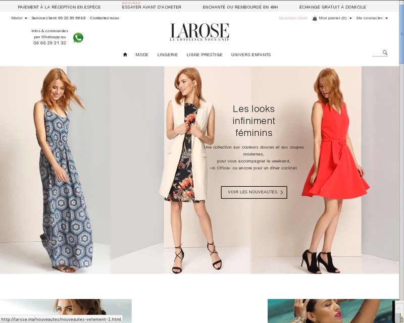 أنقر لزيارة موقع larose.ma