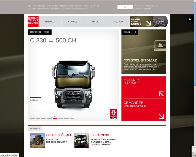 أنقر لزيارة موقع renault-trucks.co.ma