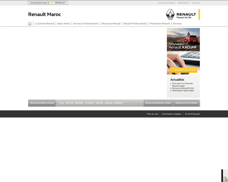أنقر لزيارة موقع renault.ma