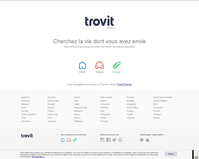 أنقر لزيارة موقع trovit.co.ma