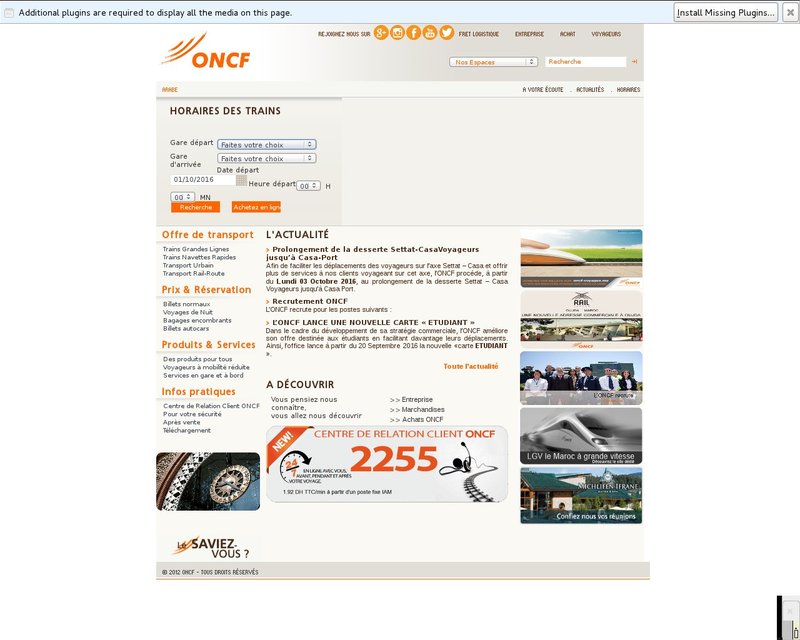 أنقر لزيارة موقع www.oncf.ma