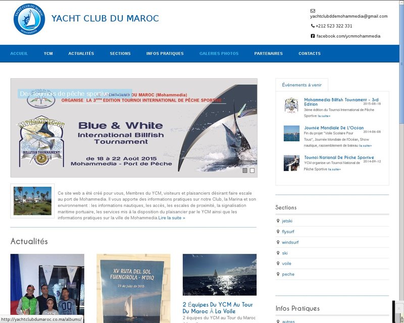 أنقر لزيارة موقع yachtclubdumaroc.co.ma